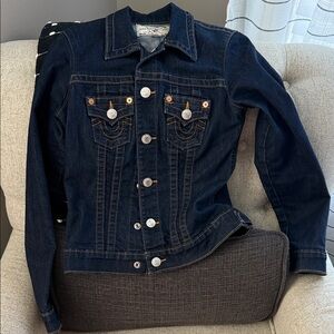 True Religion Dark Blue Jean Jacket